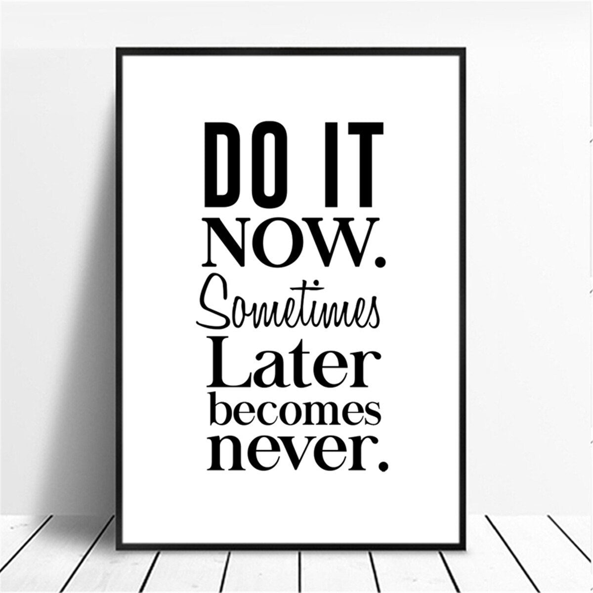 Minimalist Wall Art – Motivational Quotes for Home & Office