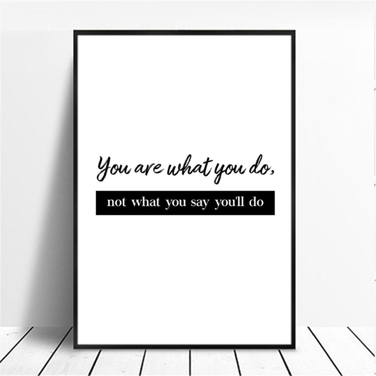 Minimalist Wall Art – Motivational Quotes for Home & Office