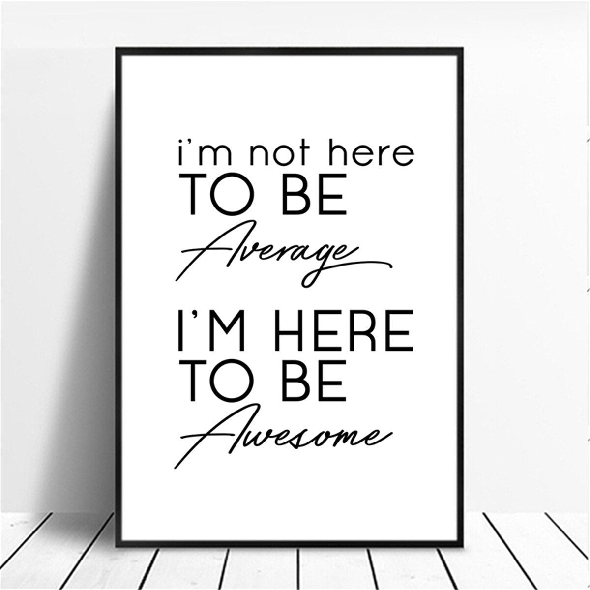 Minimalist Wall Art – Motivational Quotes for Home & Office
